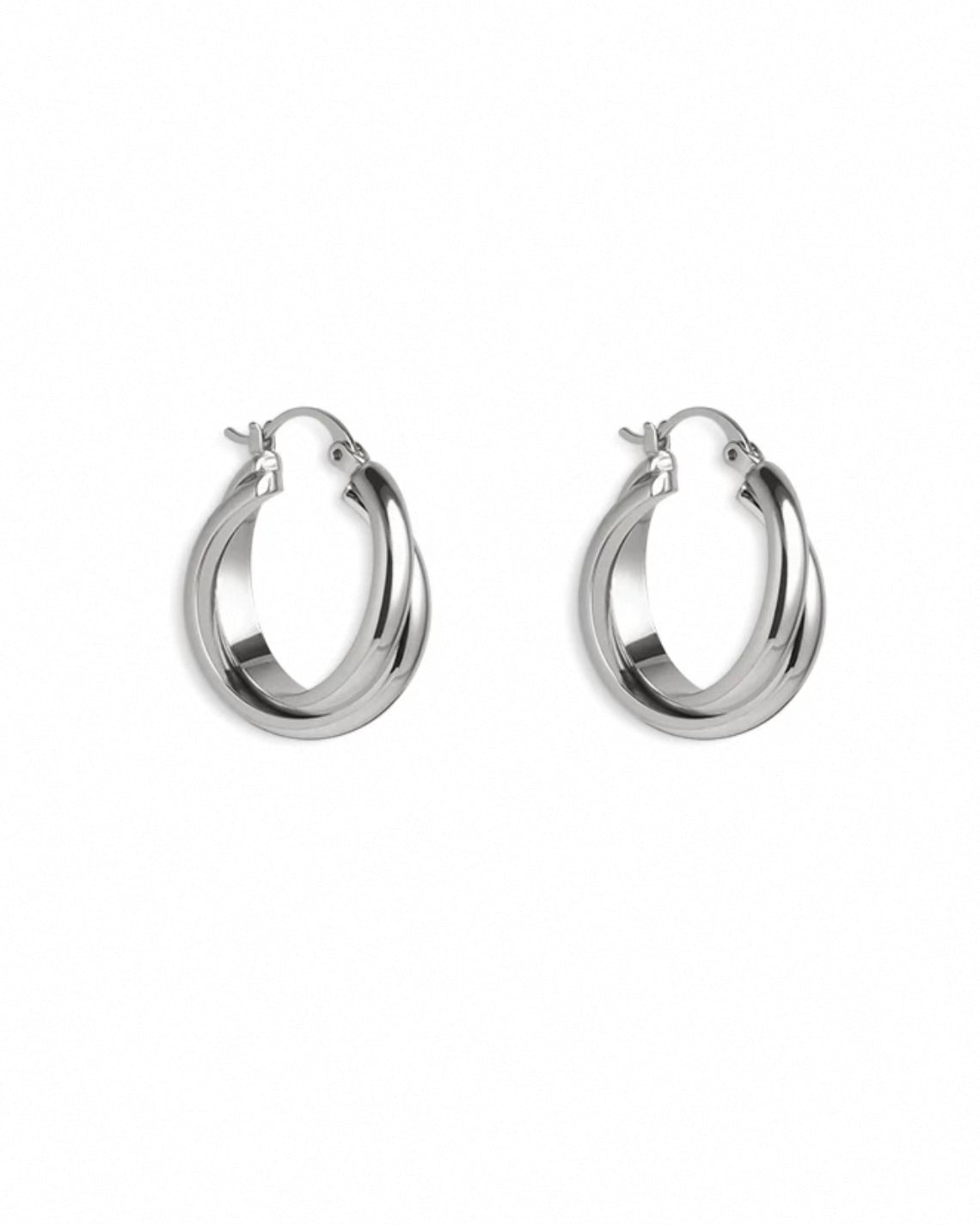 DOUBLE-RINGED EARRINGS