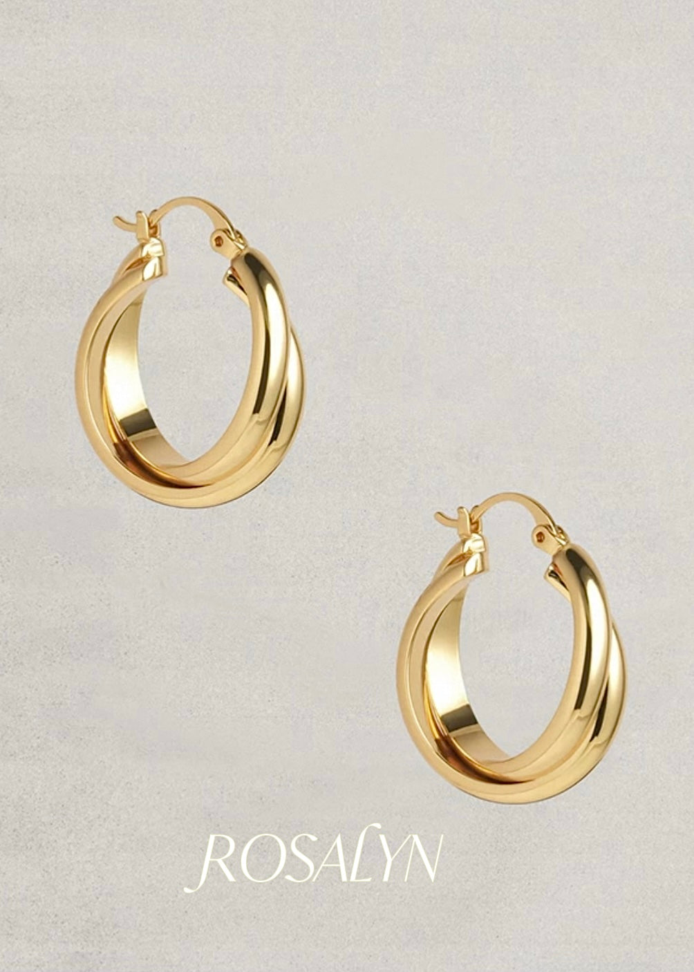 DOUBLE-RINGED EARRINGS