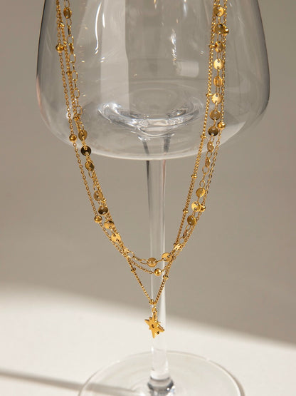 THREE-LAYER NECKLACE