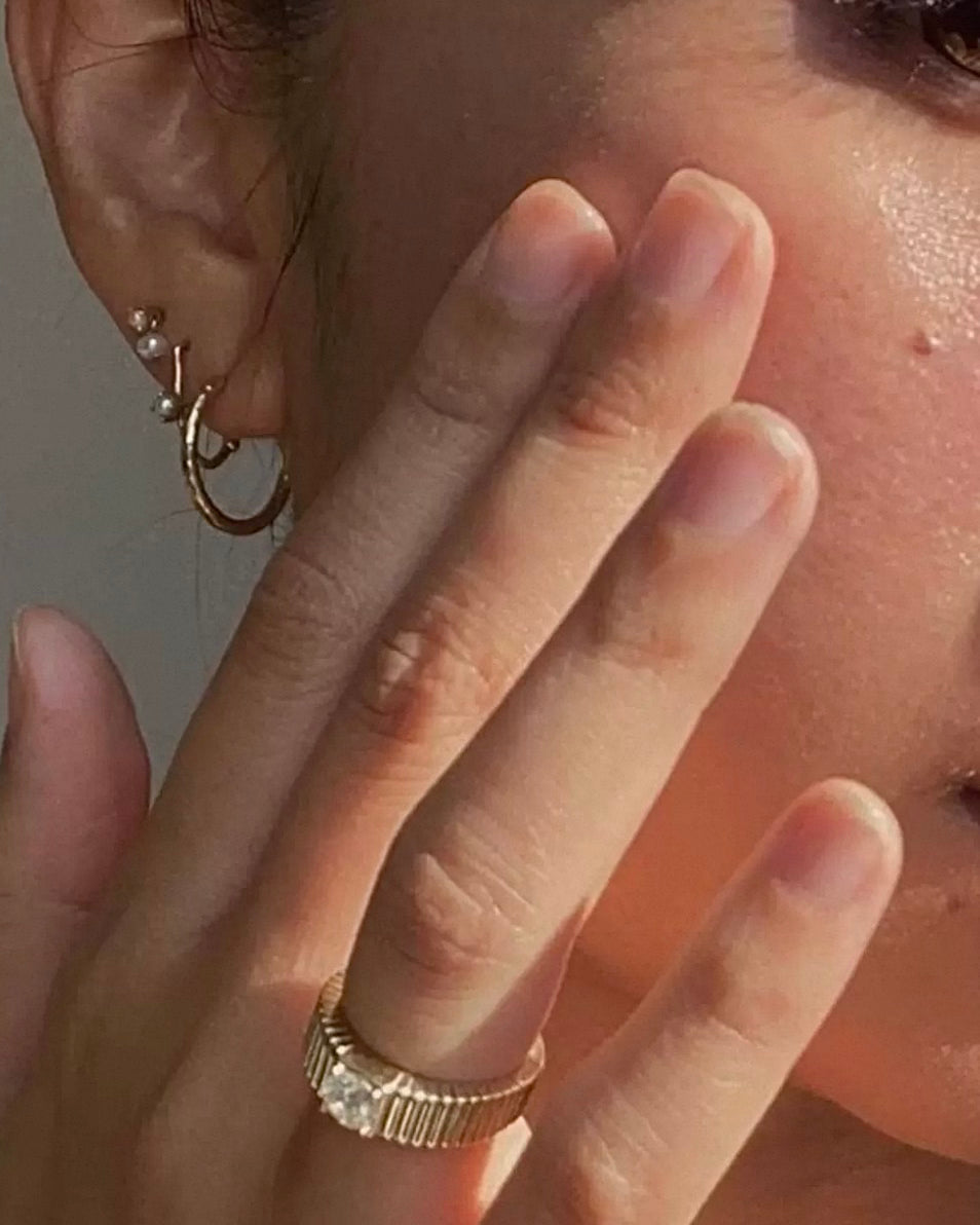 PURE SILVER  GEAR RING