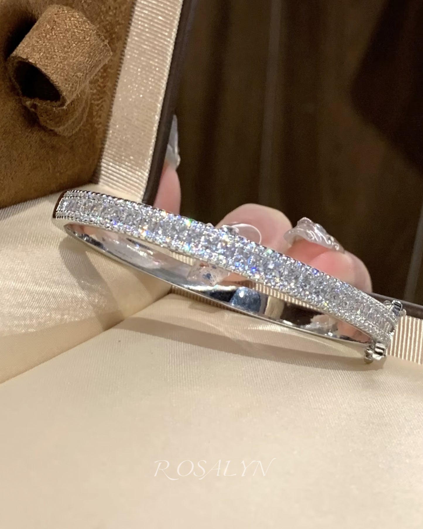 FULL SKY STAR  SQUARE ZIRCON BRACELET