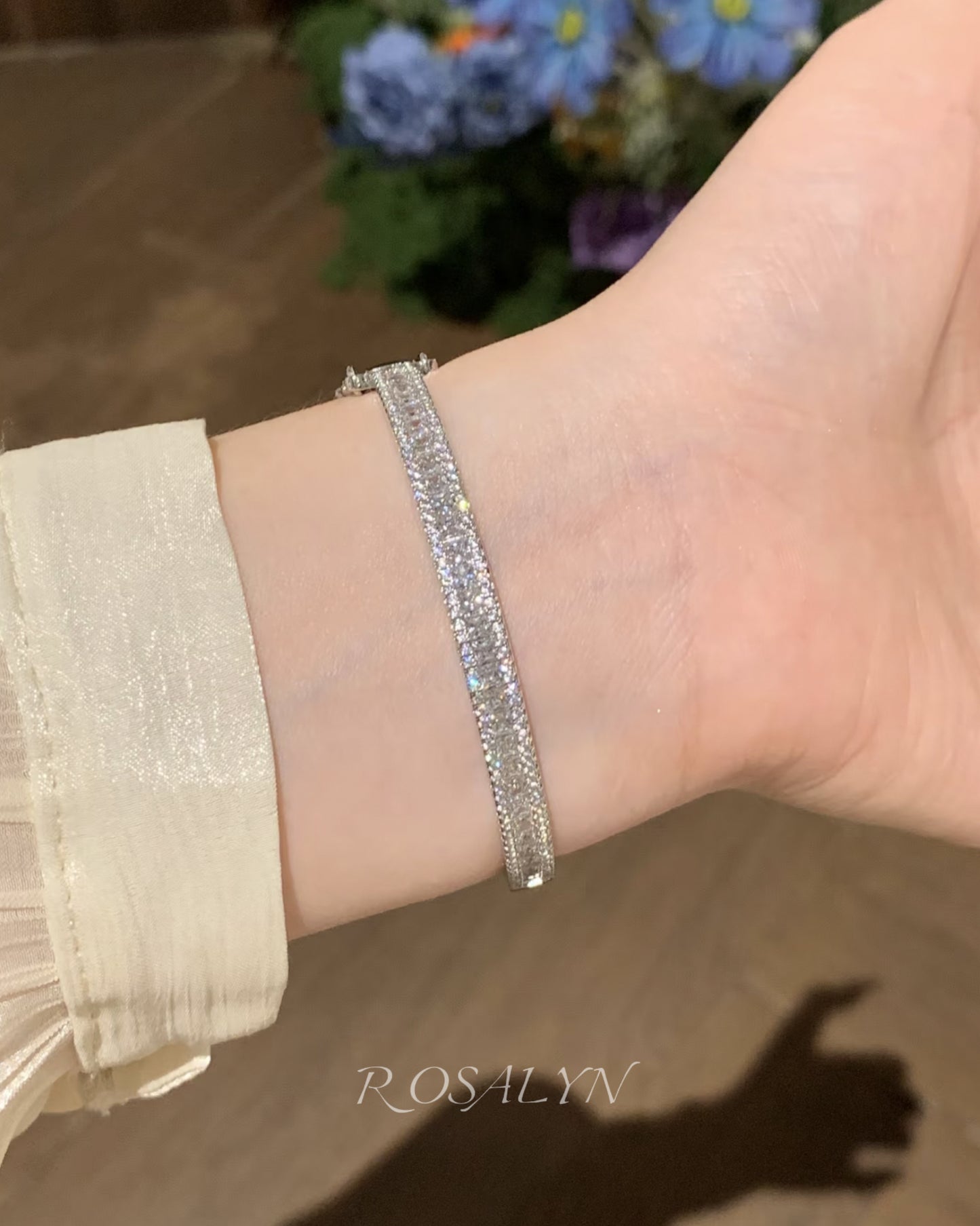 FULL SKY STAR  SQUARE ZIRCON BRACELET