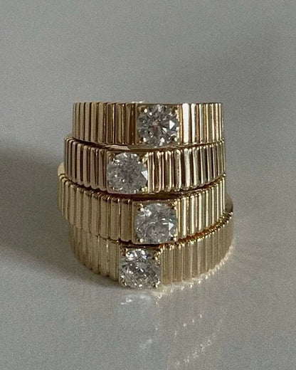 PURE SILVER  GEAR RING