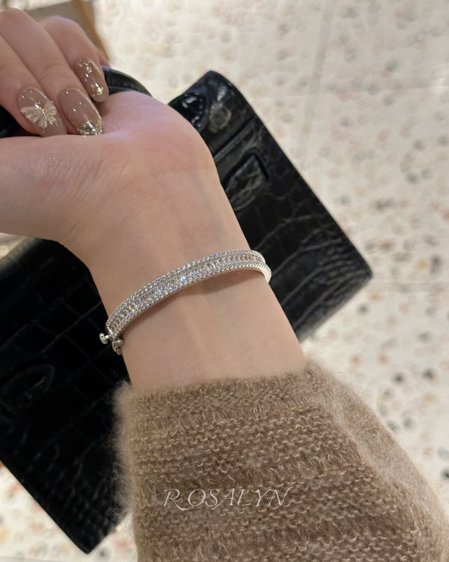 FULL SKY STAR  SQUARE ZIRCON BRACELET