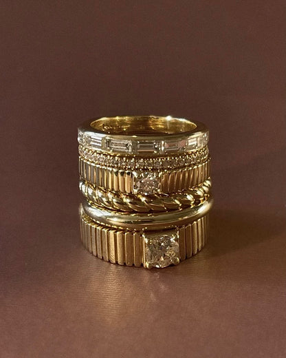 PURE SILVER  GEAR RING