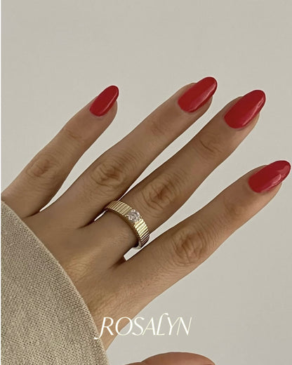 PURE SILVER  GEAR RING