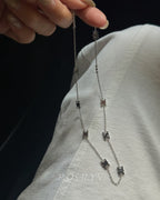 9 FLOWER TRIUMPHAL ARCH NECKLACE AND BRACELET