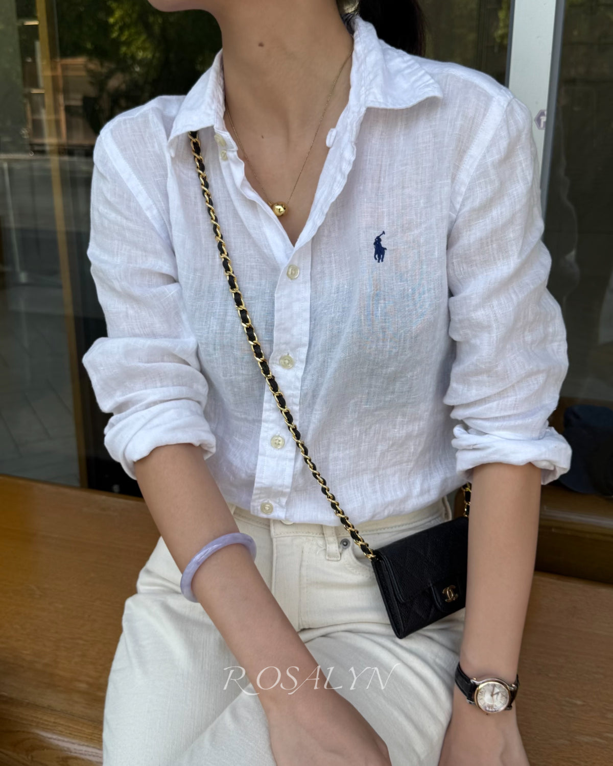 CC FLIP-TOP CHAIN BAG