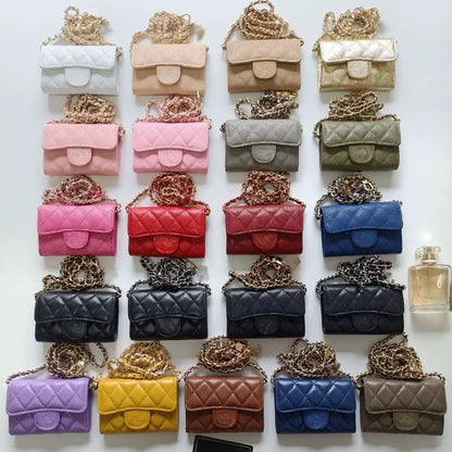 CC FLIP-TOP CHAIN BAG