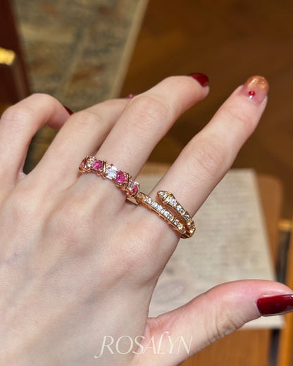 PEACH BLOSSOM LUCKY RING