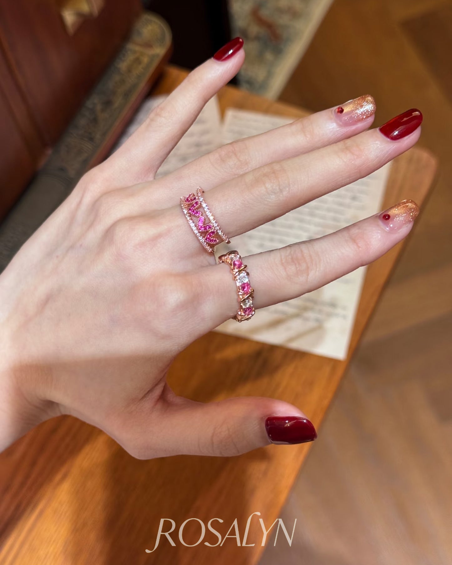 PEACH BLOSSOM LUCKY RING