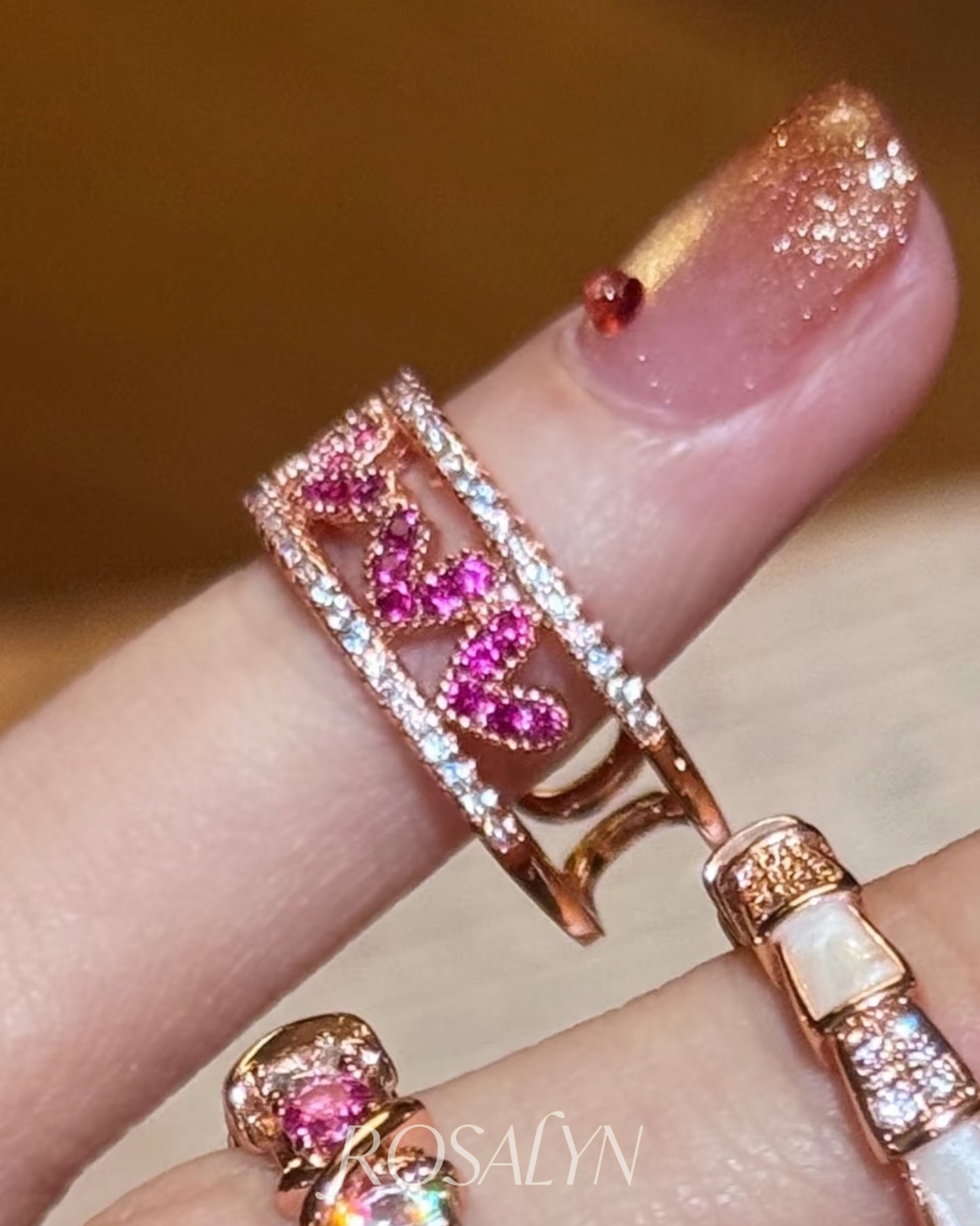 PEACH BLOSSOM LUCKY RING