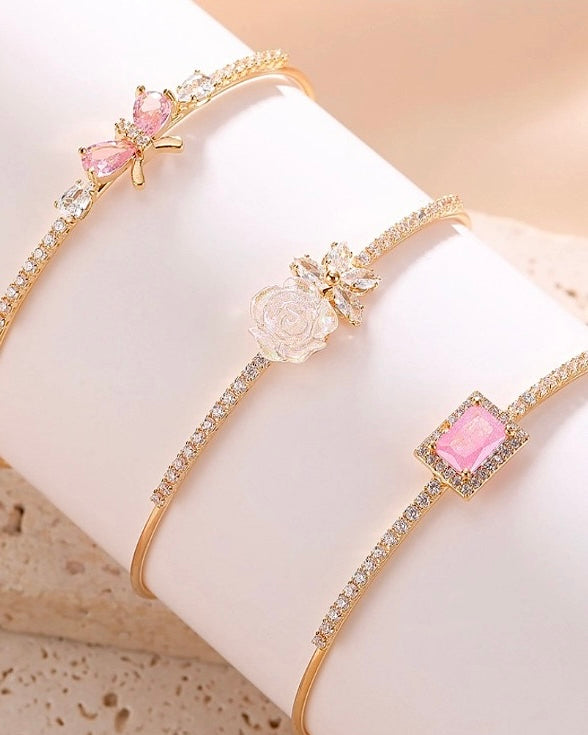 ROSE ZIRCON BRACELET