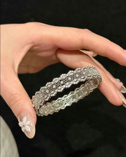 PURE SILVER LACE BRACELET