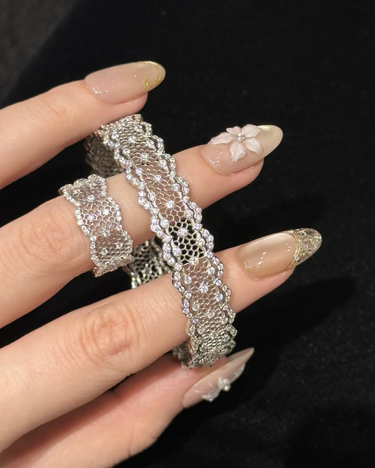 PURE SILVER LACE BRACELET