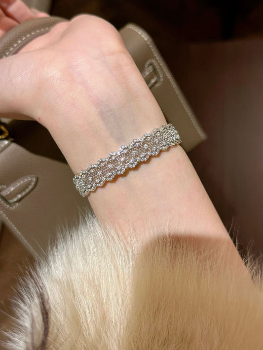 PURE SILVER LACE BRACELET