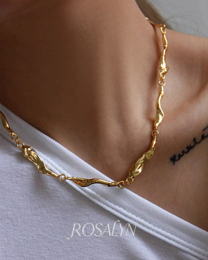 GOLD BRANCH NECKLACE