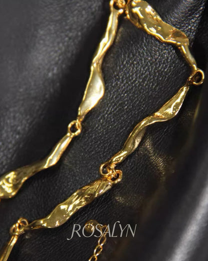 GOLD BRANCH NECKLACE